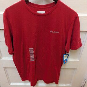 NWT Columbia M's Thistletown Hills SS Shirt in Red